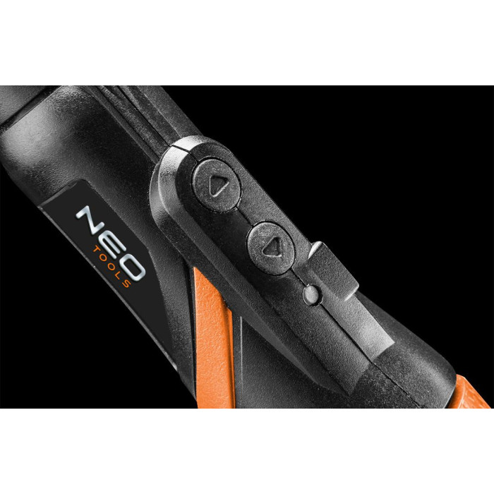 Neo Tools Викрутка, акумуляторна, micro-USB, 3.6В Li-Ion, 800мА•год, 280об•хв, 42 біт, SL,PH,PZ,Torx, кейс (04-200)