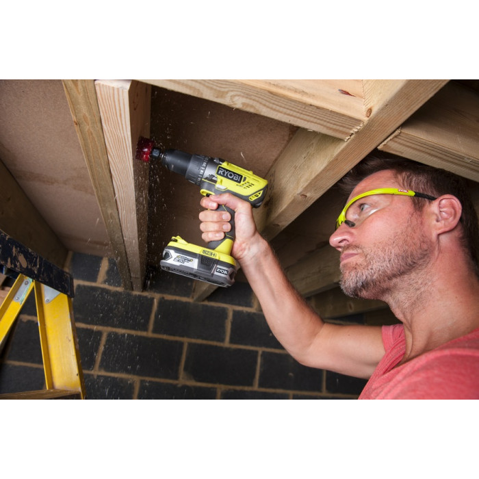 Ryobi Шурупокрут-дриль акумуляторний R18DD3-0 ONE+ 18В 50Нм 500·1800об·хв 1.2кг без АКБ та ЗП (5133002889)