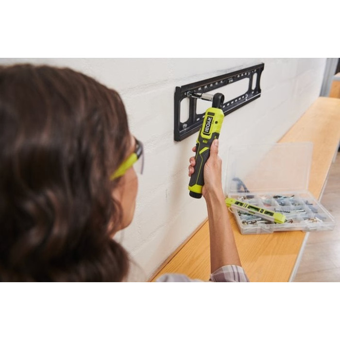 Ryobi Трещітка акумуляторна RR14W4-0 USB Lithium 4В 210об·хв 8Нм квадрат 1/4
