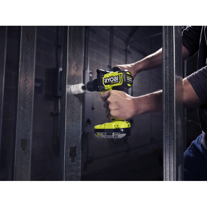 Ryobi Шурупокрут-дриль акумуляторний ONE+ HP RDD18X-220S 18В 2х2А·год ЗП 95Нм 500·2100об·хв 1.7кг сумка (5133005284)