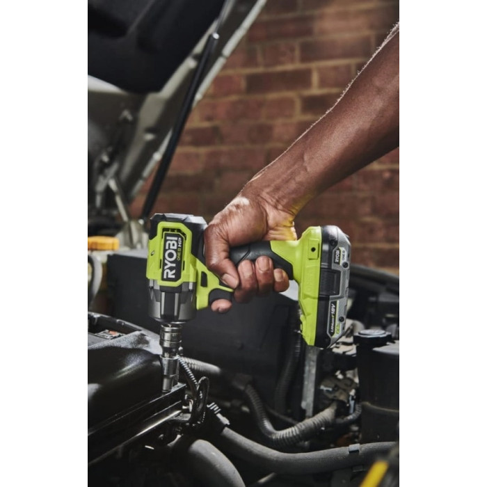 Гайковерт ударний акумуляторний Ryobi ONE+ HP RIW18C-0 18В 2800об·хв 450Нм 1/2" 4 швидкості 1.2кг без АКБ та ЗП (5133005898)
