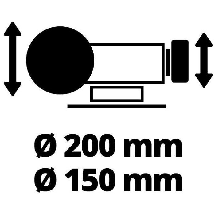 Точильний верстат Einhell TC-WD 200/150 (4417242)
