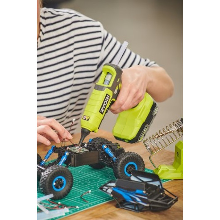 Ryobi Пістолет клейовий RGL18-0 акумуляторний ONE+,18В, стрижні 11/12 мм (5133005002)
