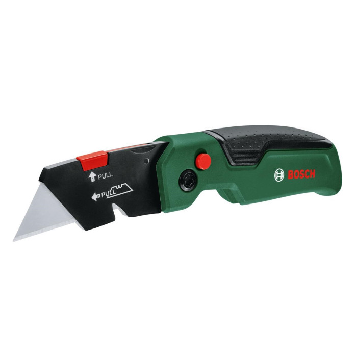 Ніж будівельний трапецієподібний складний Bosch, корпус пластик, 144мм (1600A0275M)
