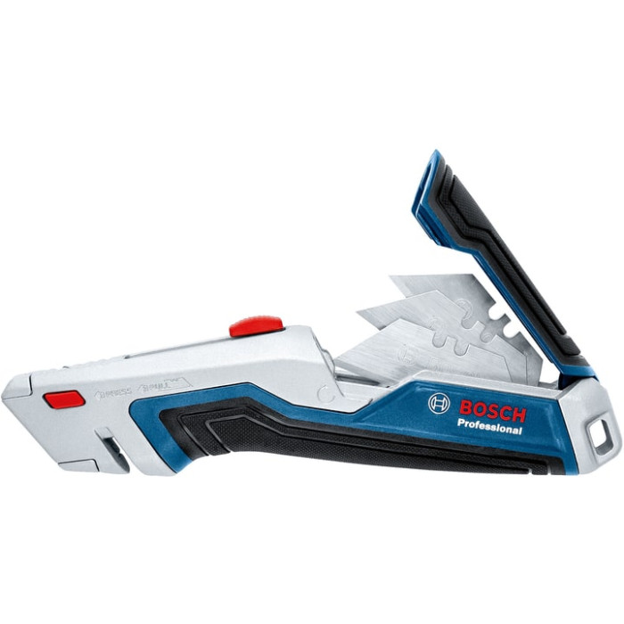 Ніж будівельний трапецієподібний складний Bosch, корпус пластик, 253мм (1600A01V3H)