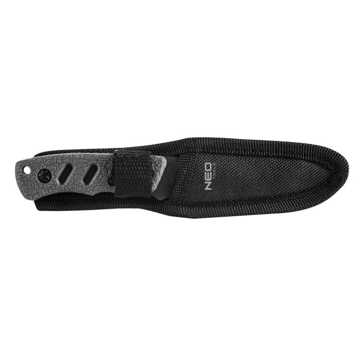 Ніж тактичний Neo Tools Bushcraft, 165мм, лезо 94мм, 3Cr13, руків'я TPR, нейлоновий чохол (63-106)