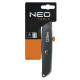 Neo Tools 63-702 Ніж, сегментоване лезо 18мм, 155мм, металевий корпус (63-702)