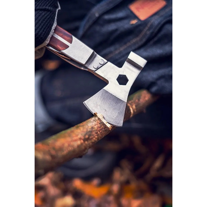 Neo Tools Мультитул, 11в1, молоток, сокира, гайковий ключ, рулетка, викрутка SL і PH, скребок, пила, напилок, ніж, консервний ніж, чохол (63-112)