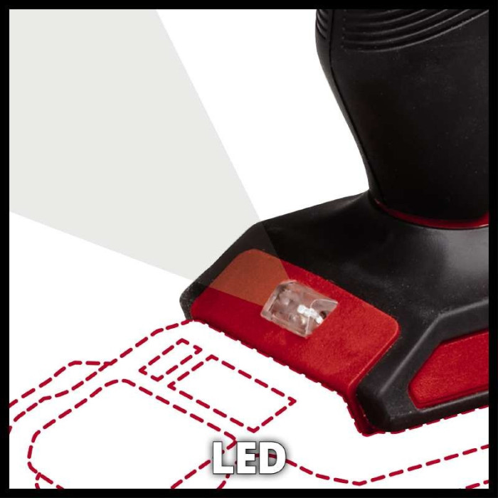 Einhell Пістолет для герметика TE-SG 18/10 Li - Solo акум., PXC, 18В, 2000 Н, 310 мл, 0.4-10 мм/с, 1.8 кг (без АКБ і ЗП) (4522250)