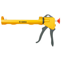 Topex Пістолет для герметика, 300мл, корпус пластмаса, робоча частина 250мм (21B438)