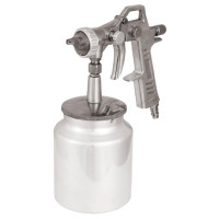 Einhell Фарборозпилювач пневматичний, нижній бак, 0.6л, повітря 190л/хв (4132900)