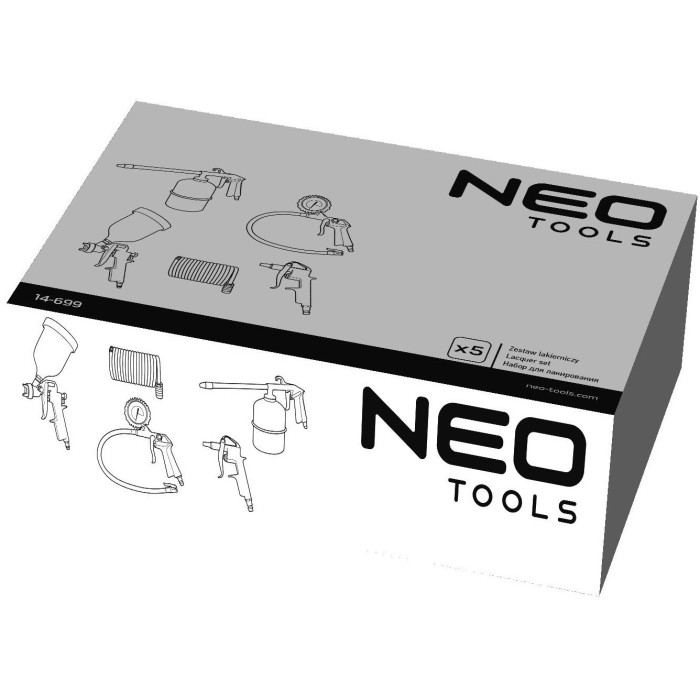 Набір пневматичних інструментів Neo Tools, 5 предметів (14-699)