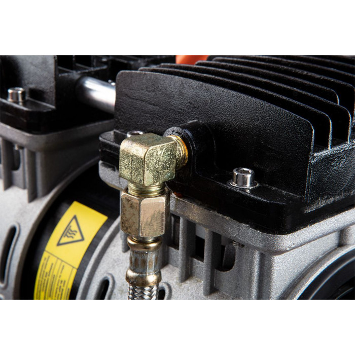 Neo Tools 12K020 Компресор, безмасляний, 230В, 12л, 8 Бар, 105л/хв, 500Вт, прямий привід, індукційний, IP20 (12K020)