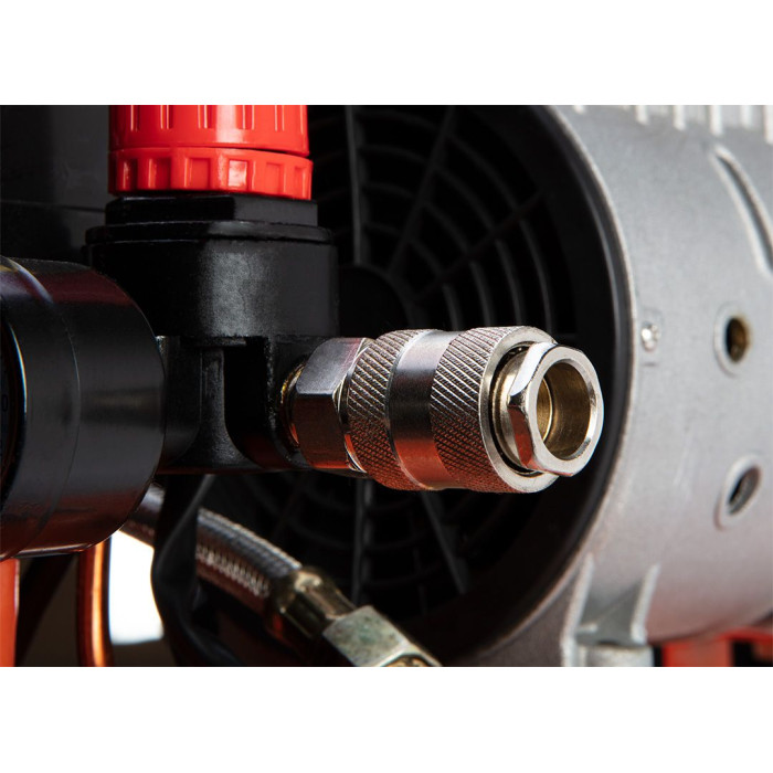Neo Tools Компресор, безмасляний, 230В, 24л, 8 Бар, 125л/хв, 800Вт, асинхронний двигун, IP20 (12K021)