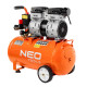 Neo Tools Компресор, безмасляний, 230В, 50л, 8 Бар, 180л/мин, 1150Вт, асинхронний двигун, IP20 (12K022)