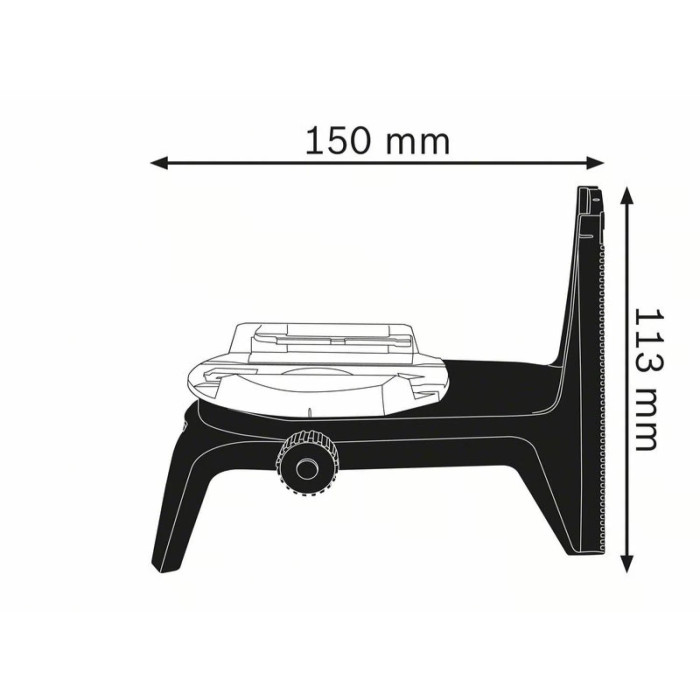 Тримач універсальний Bosch RM2, 15х8х11.3см (0601092700)