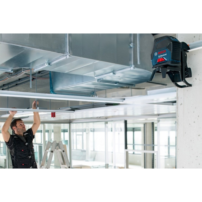Bosch Нівелір лазерний GCL 2-15, до 15м, ±0.3мм/м, + RM1, 0.5кг (0601066E02)