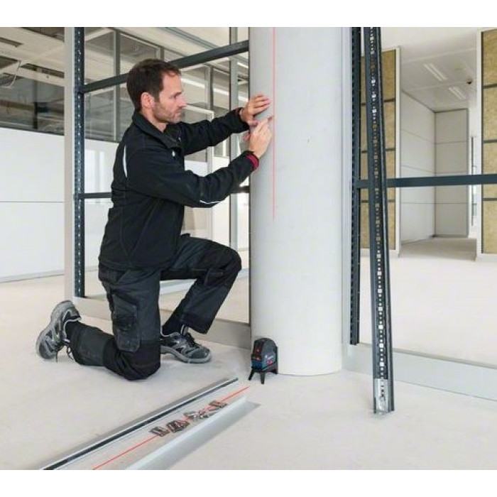 Bosch Нівелір лазерний GCL 2-15, до 15м, ±0.3мм/м, + RM1, 0.5кг (0601066E02)