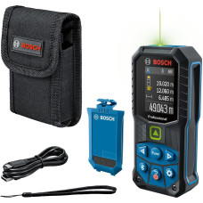 Bosch Далекомір лазерний GLM 50-27 CG, акумуляторний 3.7V, 0.05-50м, ±1.5мм, IP65, 0.17кг (0601072U01)