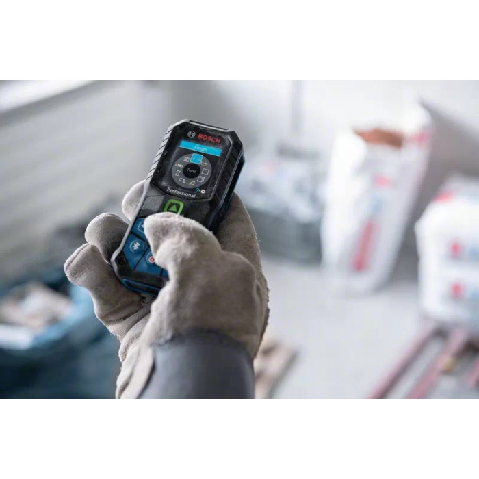 Bosch Далекомір лазерний GLM 50-27 CG, акумуляторний 3.7V, 0.05-50м, ±1.5мм, IP65, 0.17кг (0601072U01)