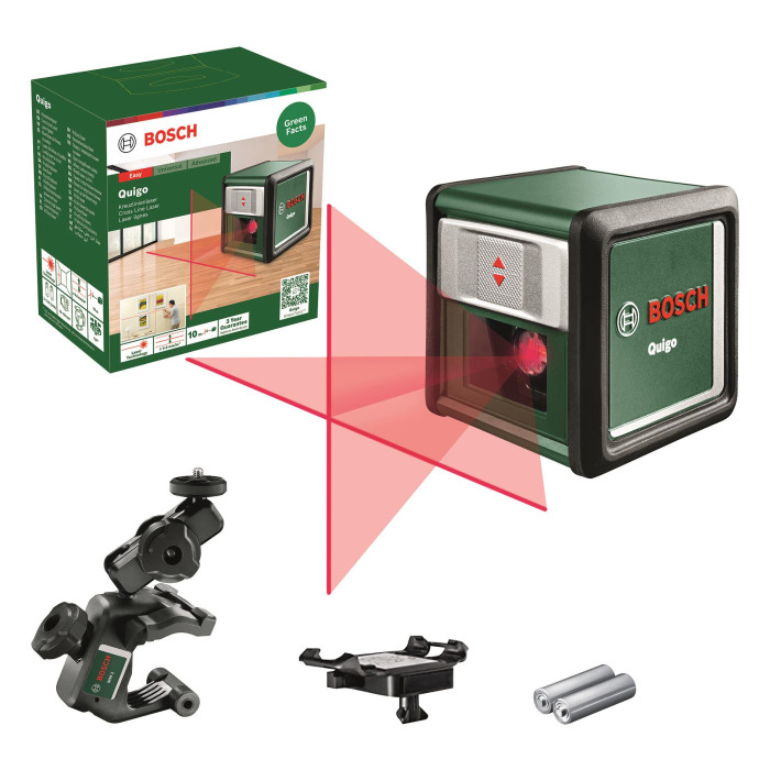 Bosch Нівелір лазерний Quigo,до 12м, 1.098кг (0603663503)
