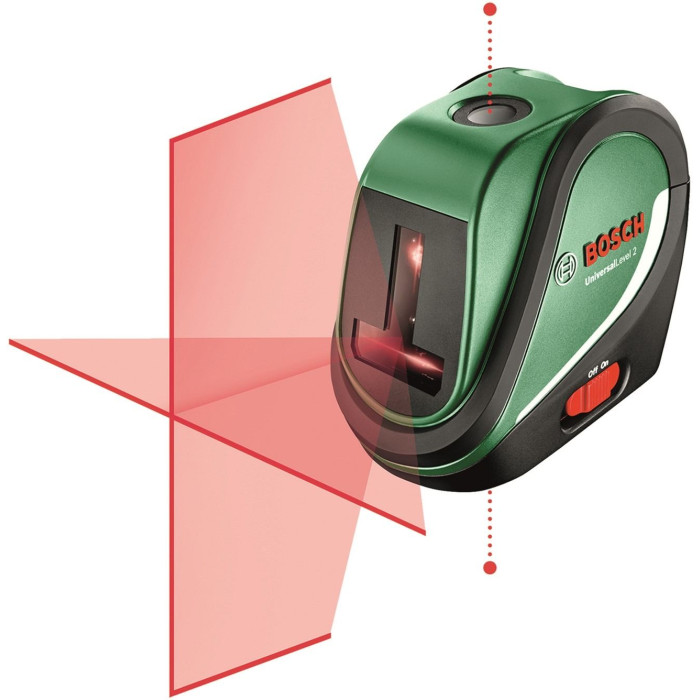 Bosch Нівелір лазерний UniversalLevel2, до 10м, 0.5мм/м, 0.46кг (0603663802)