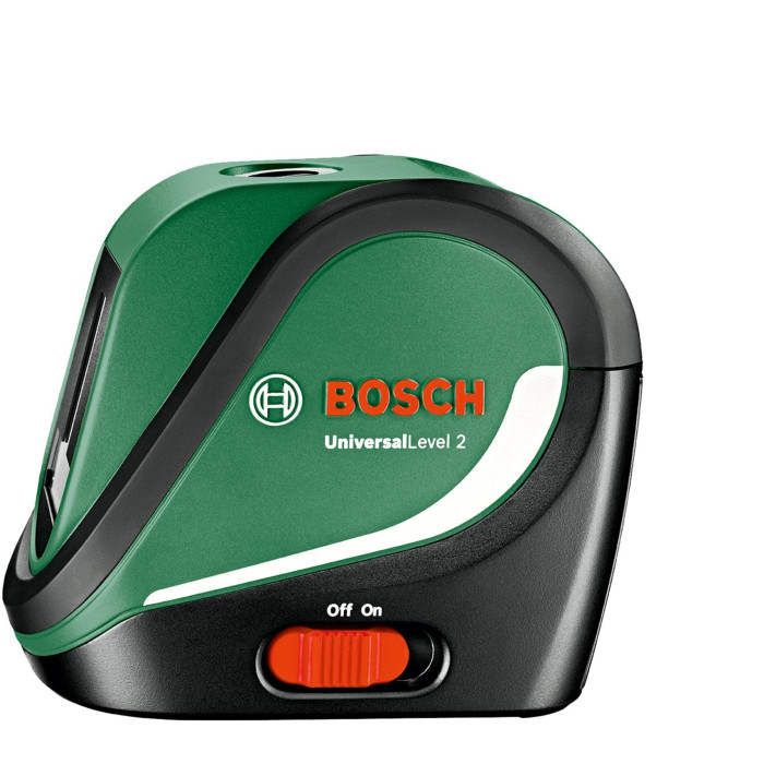 Bosch Нівелір лазерний UniversalLevel2, до 10м, 0.5мм/м, 0.46кг (0603663803)