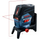 Нівелір лазерний Bosch GCL2-50C+RM2 до 20м, ±0.3мм/м, 4AAx1.5В, IP54, чохол, мішеннь, кейс, 0.6кг (0601066G03)