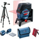 Нівелір лазерний Bosch GCL2-50C+RM2+BT150 до 10м, ±0.3мм/м, 4AAx1.5В, IP54, штативі, чохол, мішеннь, 0.6кг (0601066G02)