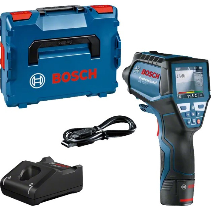 Термодетектор Bosch GIS 1000C -40град. до +1000град., ±.0.2град., IP54, 0.54кг, кейс (0601083301)