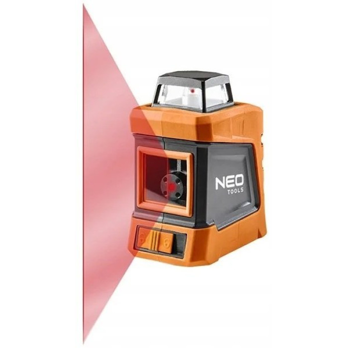 Neo Tools Нівелір лазерний, до 15м, ±0.03мм/м, 360° по вертикалі, з футляром та штативом 1.5м, IP54 (75-102)