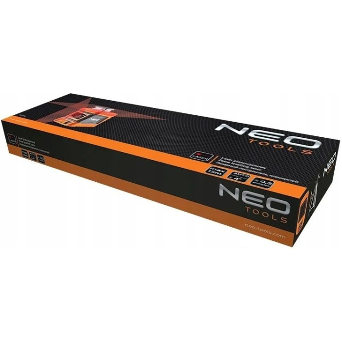 Neo Tools Нівелір лазерний, до 15м, ±0.03мм/м, 360° по вертикалі, з футляром та штативом 1.5м, IP54 (75-102)