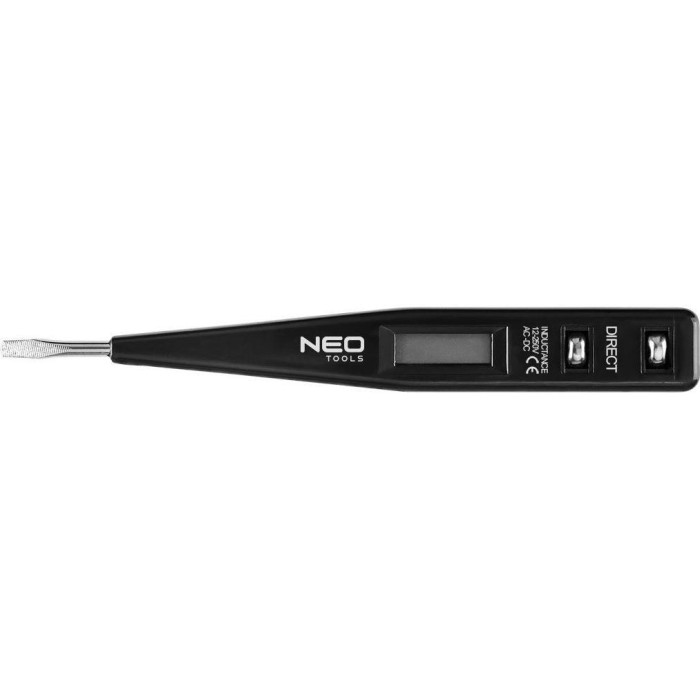 Детектор напруги Neo Tools, 12-250В, РК-дисплей (94-005)