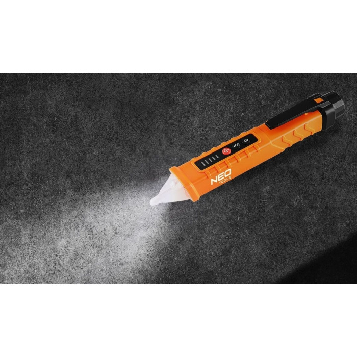 Детектор напруги Neo Tools, 12-1000В, кат.1000В, 2х1.5В ААА (94-007)