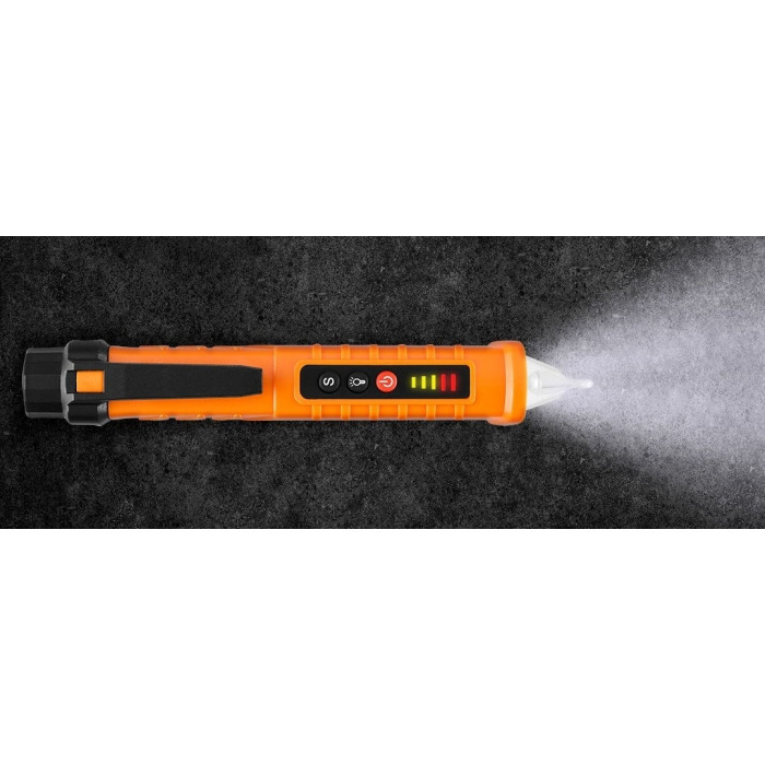 Детектор напруги Neo Tools, 12-1000В, кат.1000В, 2х1.5В ААА (94-007)