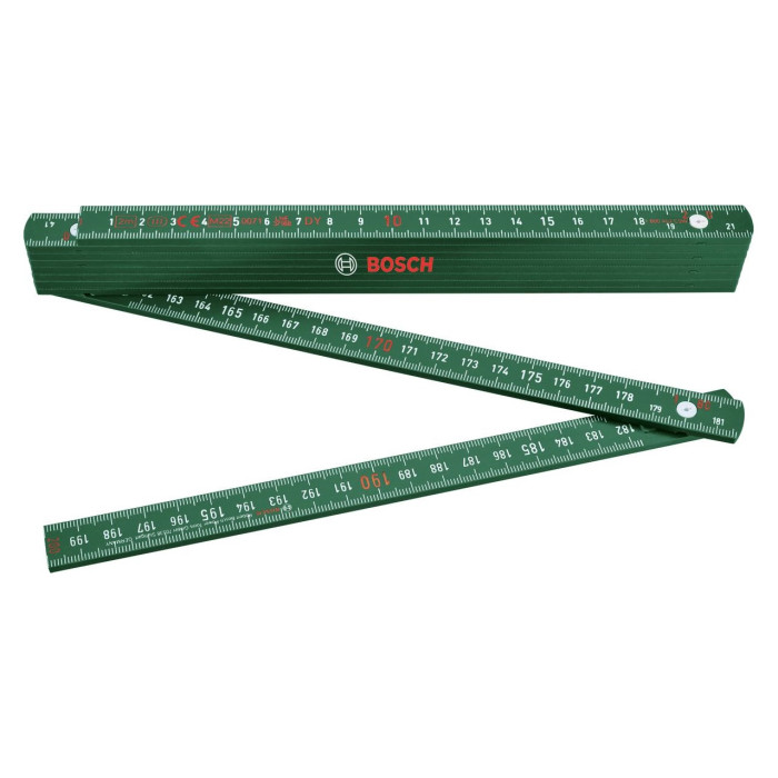 Лінійка складна Bosch, пластик, 2000мм (1600A032V3)
