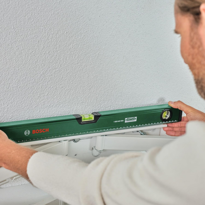 Рівень Bosch, 60см, 2 капсули, алюмінієвий (1600A02Z9Z)