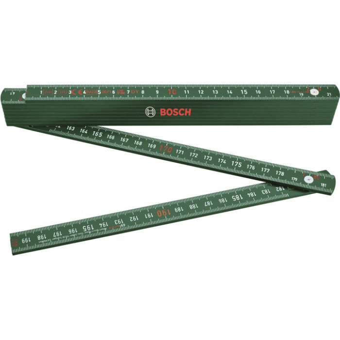 Лінійка складна Bosch, пласмтик, 2000мм (1600A02ET4)