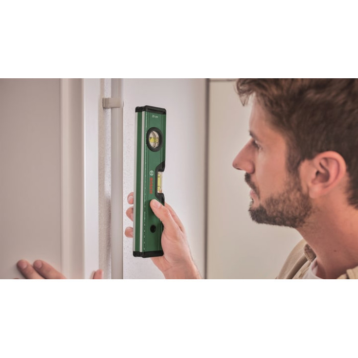Рівень Bosch, 25см, 2 капсули, алюмінієвий корпус (1600A027PL)