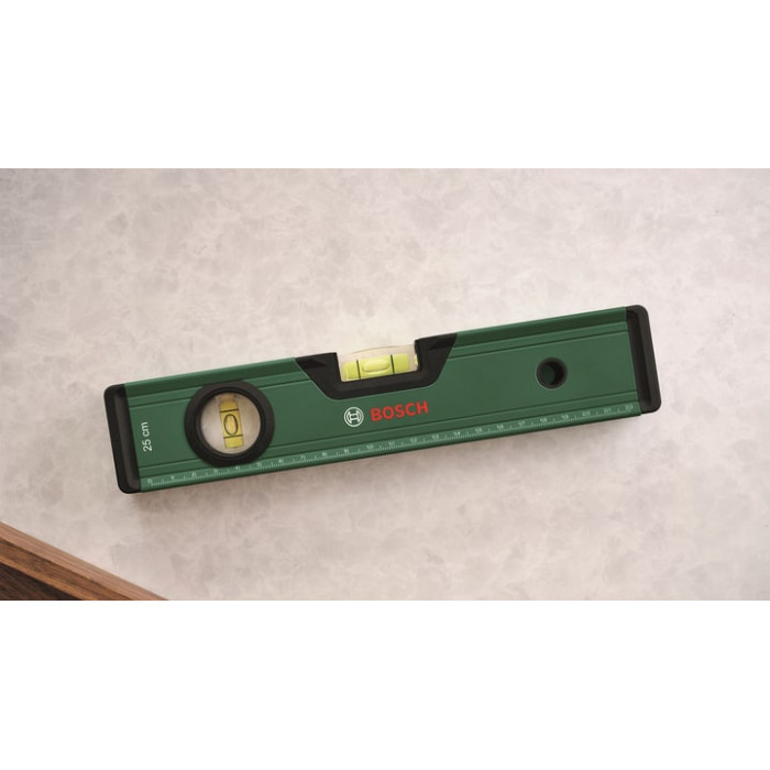 Рівень Bosch, 25см, 2 капсули, алюмінієвий корпус (1600A027PL)