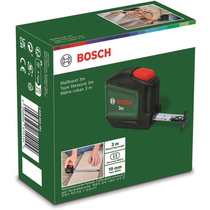 Рулетка Bosch, 3м х 19мм (1600A027PJ)