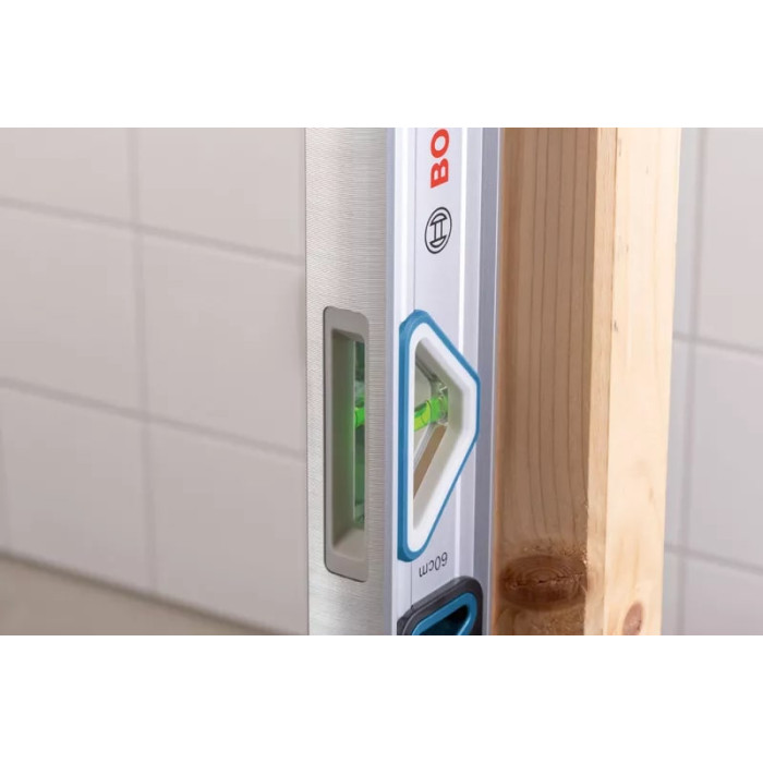 Рівень Bosch, 60см, 3 капсули, алюмінієвий корпус (1600A01V3Y)