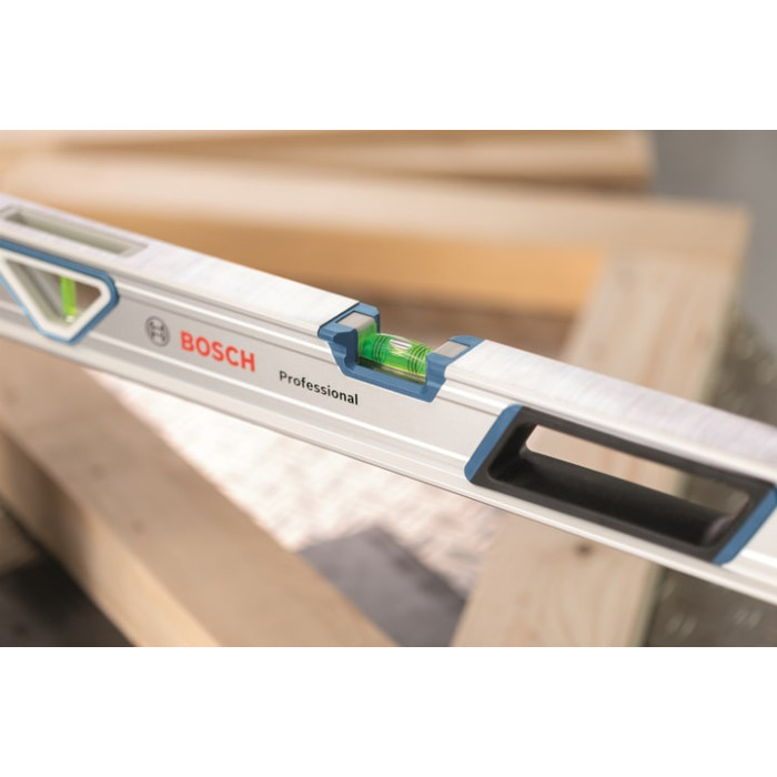 Рівень Bosch, 60см, 3 капсули, алюмінієвий корпус, отвори для руки (1600A016BP)
