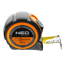 Neo Tools Рулетка, 5м x 25мм, магніт (67-185)