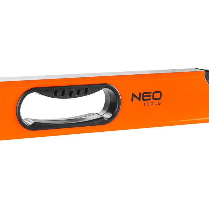 Neo Tools 71-114 Рівень алюмінієвий, 100 см, 3 капсули, фрезерований, 2 ручки, магніт (71-114)