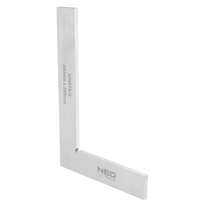 Neo Tools Кутник прецизійний, 30x20см, 90град, DIN875/2, вуглецева сталь (72-025)