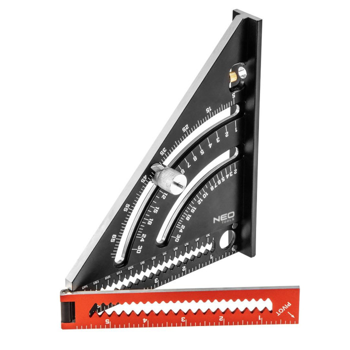 Neo Tools Кутник, 18.5x31.7см, алюміній (72-105)