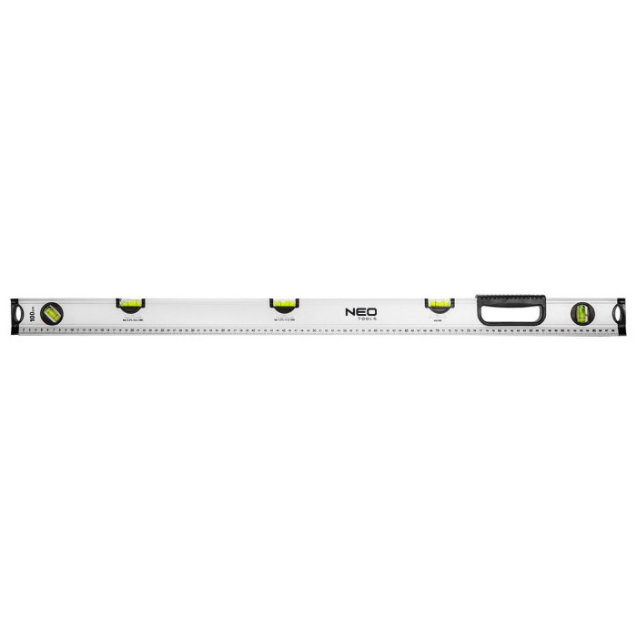 Neo Tools Рівень, алюмінієвий, 100 см, 5 капсул (71-124)