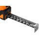 Рулетка Neo Tools Super Black, 7.5мx25мм, з фіксатором змотування, магніт (67-244)