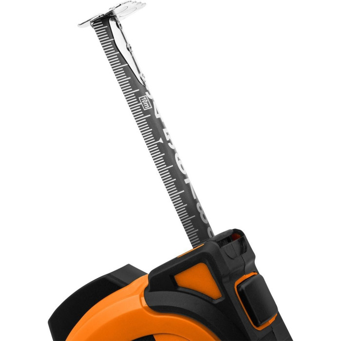 Рулетка Neo Tools Super Black, 7.5мx25мм, з фіксатором змотування, магніт (67-244)